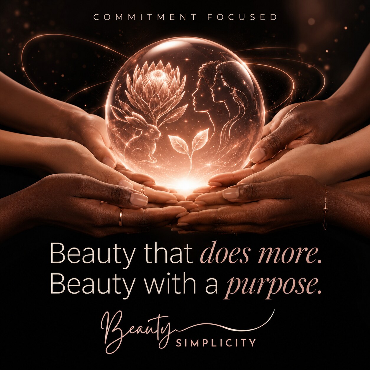Beauty that does more, beauty with a purpose
